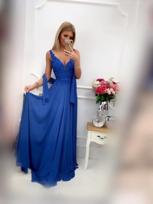 Suknelė JAGODA mėlyna
