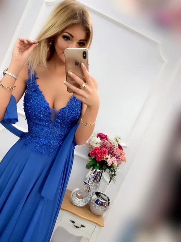 Suknelė JAGODA mėlyna